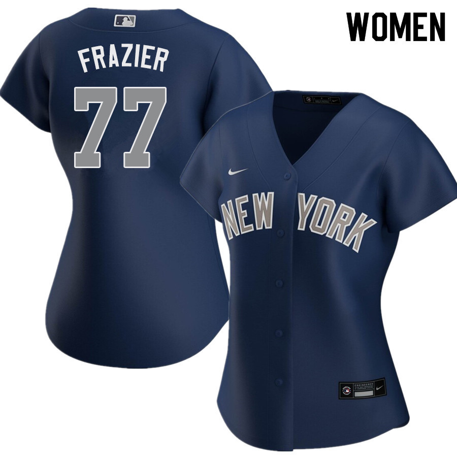 2020 Nike Women #77 Clint Frazier New York Yankees Baseball Jerseys Sale-Navy